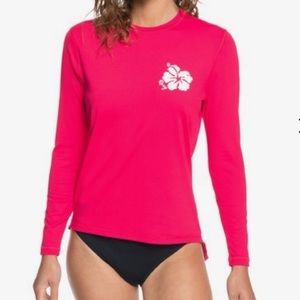 Roxy Sea Skippin Rash Guard, size large